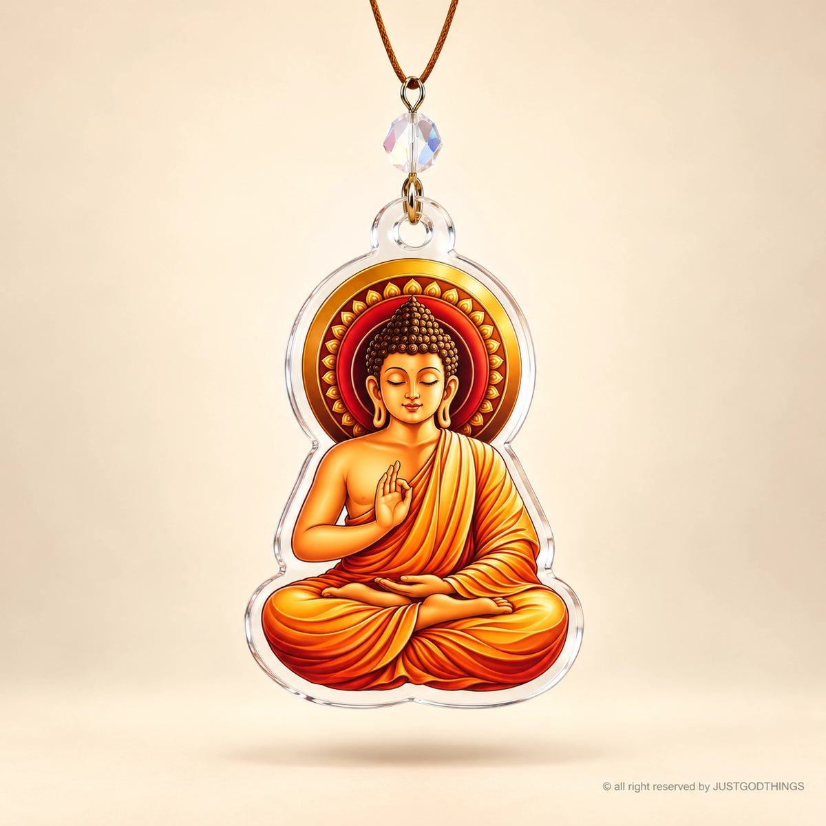 Peace Within | Buddha Car Hanger